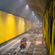Illustration for article titled A Colossal Yellow Cave Taking Shape Beneath Manhattan